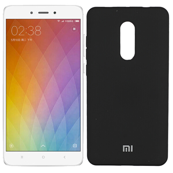 

Чехол силиконовый оригинальный для Xiaomi Redmi Note 4x Чёрный FULL (26047)
