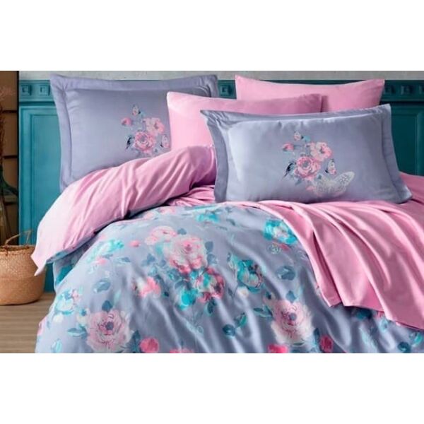 

Постельное белье HOBBY. Exclusive Sateen CALVINA сиреневое-Евро