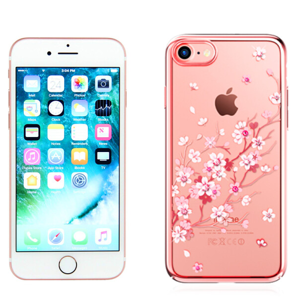 

Чехол Kingxbar Flora Series для iPhone 7/8 Sakura Rose Gold (23879)