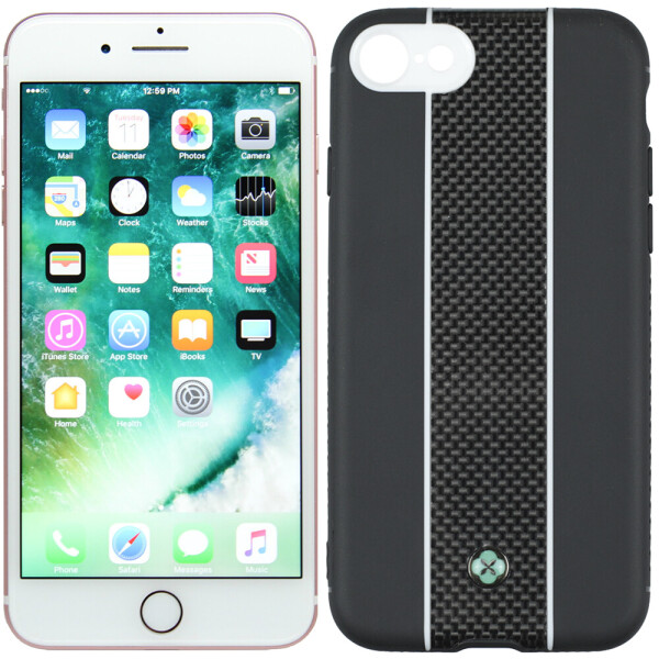 

Чехол TOTU Design Verti Color series для iPhone 7/8 Black/White (24200)