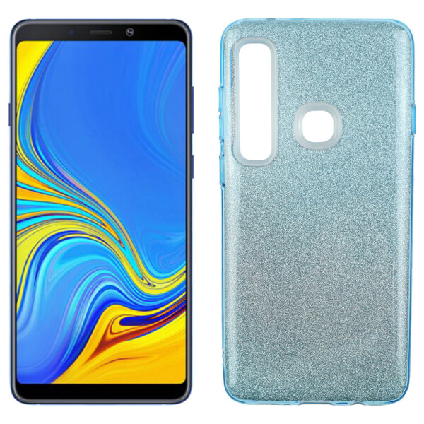 

Чехол Silicone 3in1 Блёстки для Samsung A9 2018 (A920) Blue (25401)
