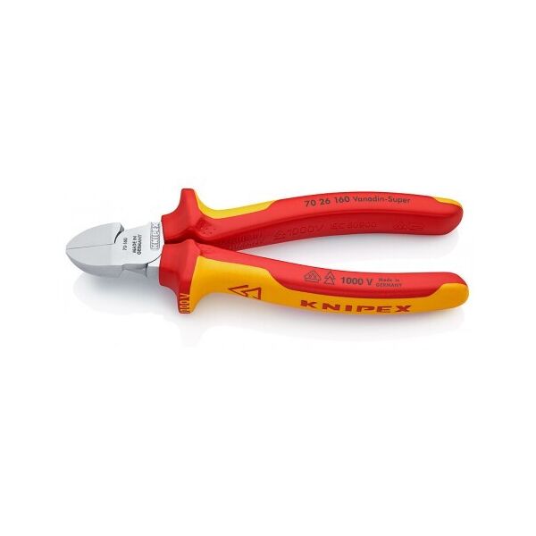 

Кусачки Knipex бокові (70 26 160)