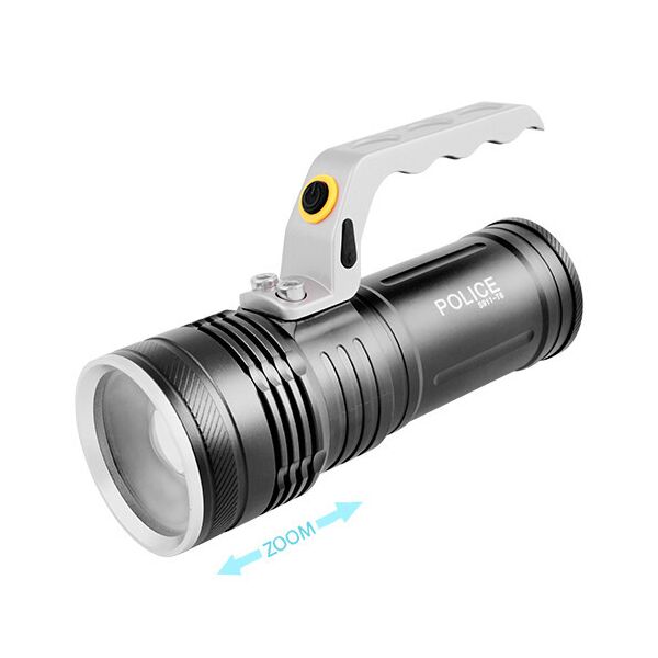 

Фонарь переносной Poliсe S911-T6 ЗУ 220V-12V 2x18650 zoom Box