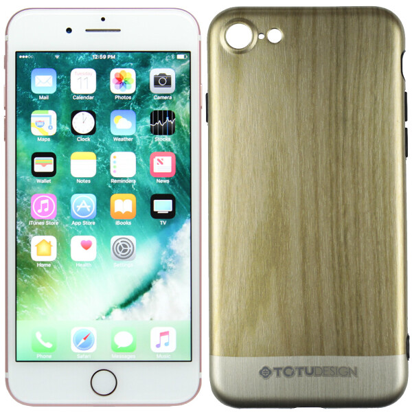 

Чехол TOTU Design Wood series для iPhone 7/8 Gold (24212)