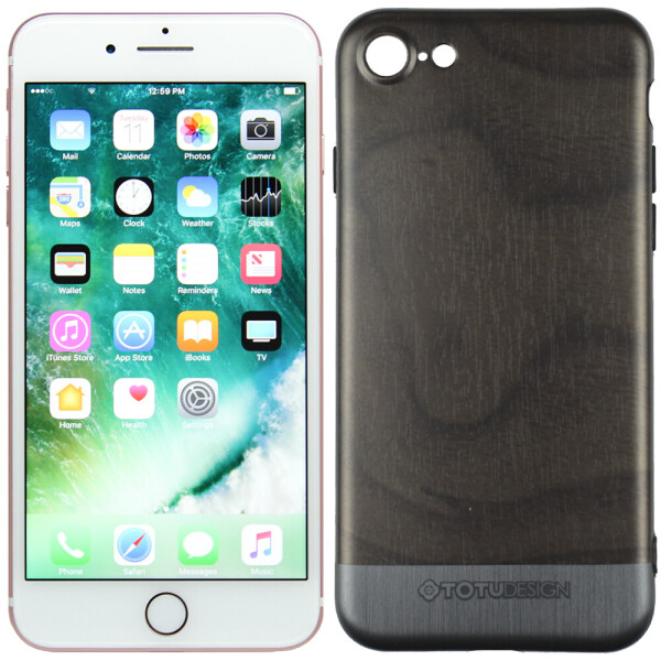 

Чехол TOTU Design Wood series для iPhone 7/8 Grey (24214)