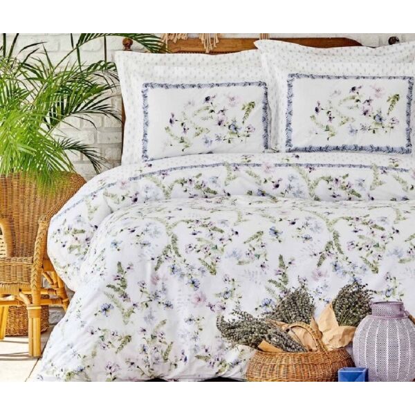 

Постельное белье Karaca Home. Calantha mor-Евро