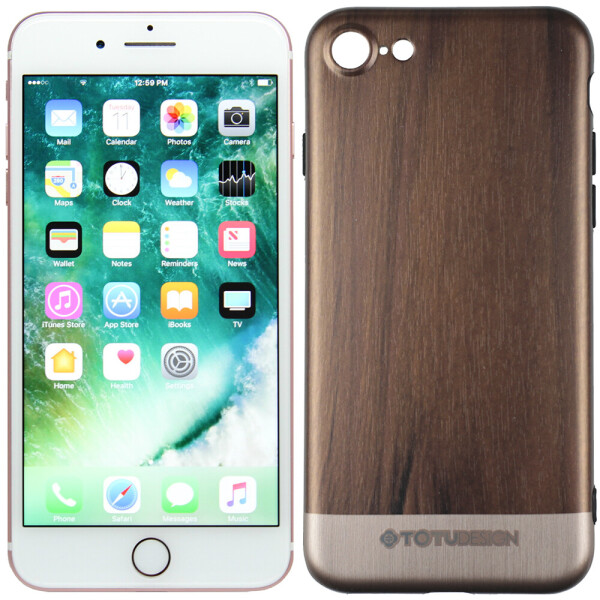

Чехол TOTU Design Wood series для iPhone 7/8 Rose Gold (24213)