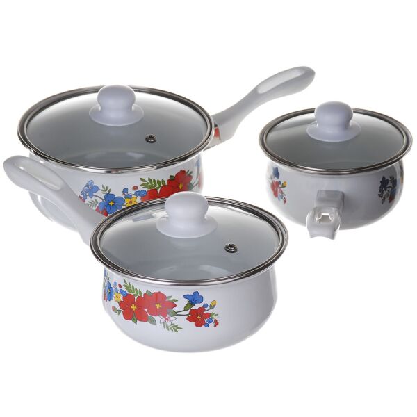 

Ковши кухонные A-plus, 3 шт 0966, эмалированные