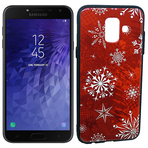 

Чехол Silicone Christmas Case для Samsung J610 (J6 Plus) Snowflake (25002)