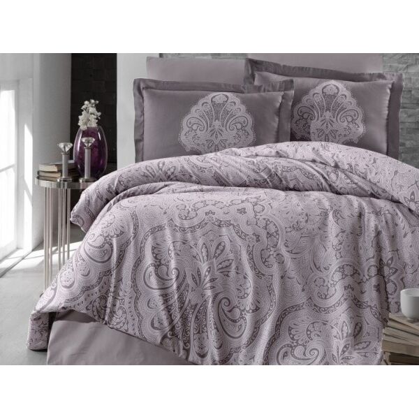 

Постельное белье First Choice. Satin Milena Lavender-Семейный