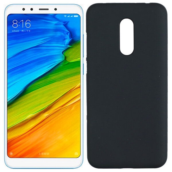 

Чехол силиконовый оригинальный для Xiaomi Redmi 5 Plus Black (22047)