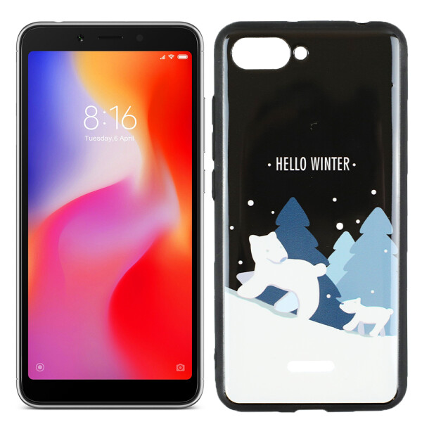 

Чехол Silicone Christmas Case для Xiaomi Redmi 6a Bear (25003)