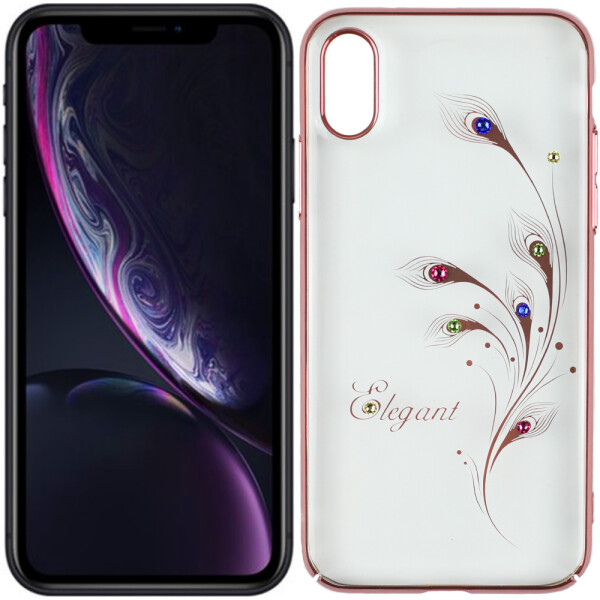 

Чехол Kingxbar Foliflora Series для iPhone X Elegant Red (23869)