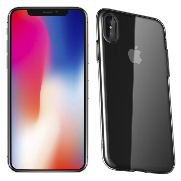 

Чехол TPU Rock Slim Jacket для Apple iPhone X (Бесцветный-Серый / Transparent) (23196)
