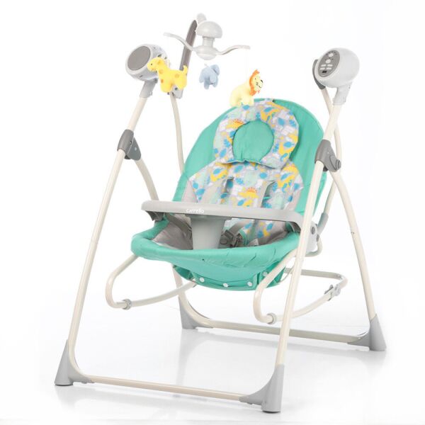 

Колыбель-качеля CARRELLO Nanny 3в1 Original CRL-0005 Turquoise Dino