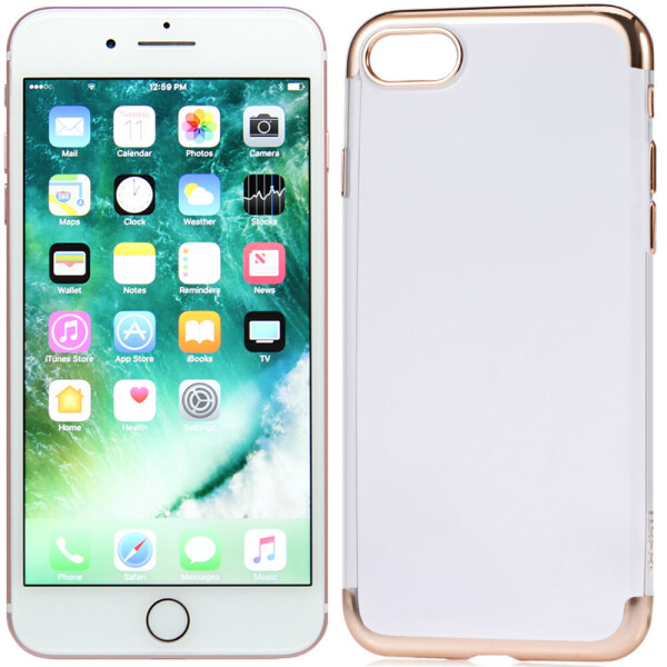 

Чехол Electroplating TPU case для iPhone 7 gold (9567)