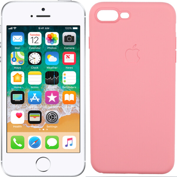 

Чехол TPU case для iPhone 7/8 Plus Розовый FULL (26719)
