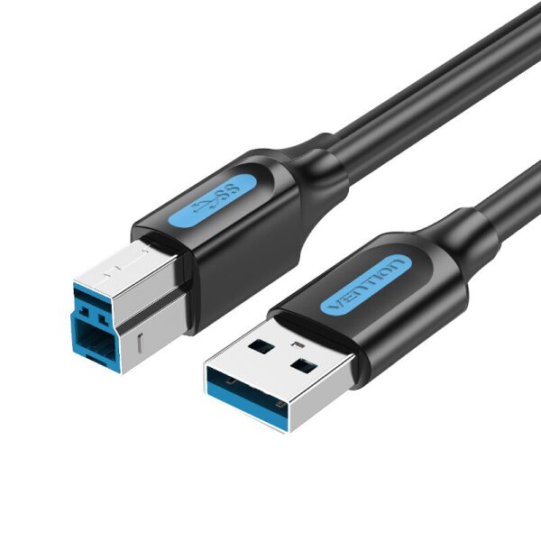 

Кабель USB-Type-B 3.0 Vention PVC 1.5m 5Gbps Black (COOBG)