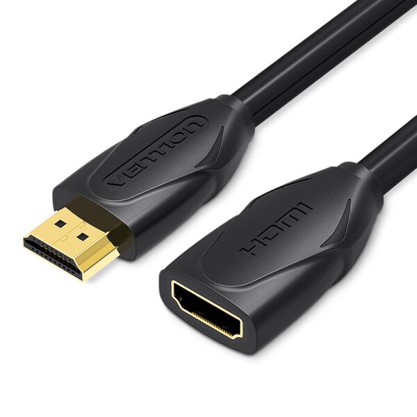 

Удлинитель HDMI-HDMI v.2.0 Vention F/M PVC Shell 4K 60Hz 18Gbps gold-plated 5m Black (VAA-B06-B500)