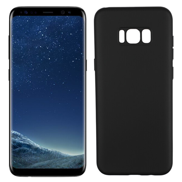 

Чехол силиконовый оригинальный для Samsung G955 Galaxy S8 Plus Чёрный FULL (25999)