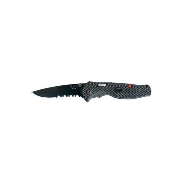 

Нож SOG Flash I Black Blade серрейтор Black (TFSA-97)