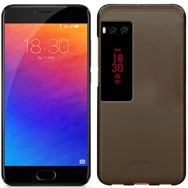 

Чехол силиконовый оригинальный для Meizu Pro 7 Black (17746)