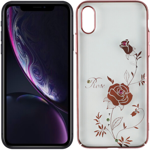 

Чехол Kingxbar Foliflora Series для iPhone X Rose Red (24138)