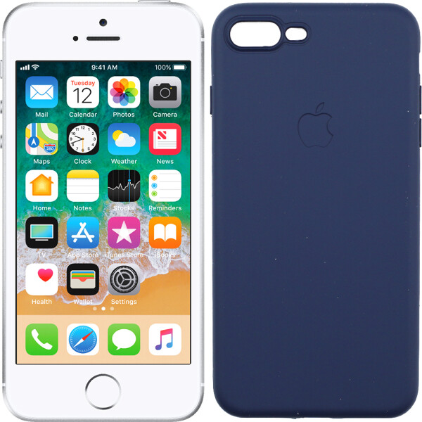 

Чехол TPU case для iPhone 7/8 Plus Синий FULL (26721)