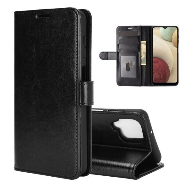

Чехол-книжка Deexe Wallet Style для Samsung Galaxy A12 (A125) - Black