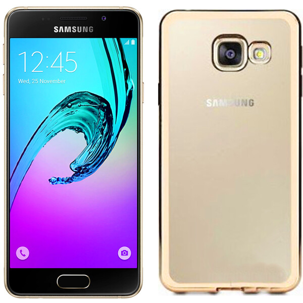 

Чехол Electroplating TPU case для Samsung A310 gold (6805)