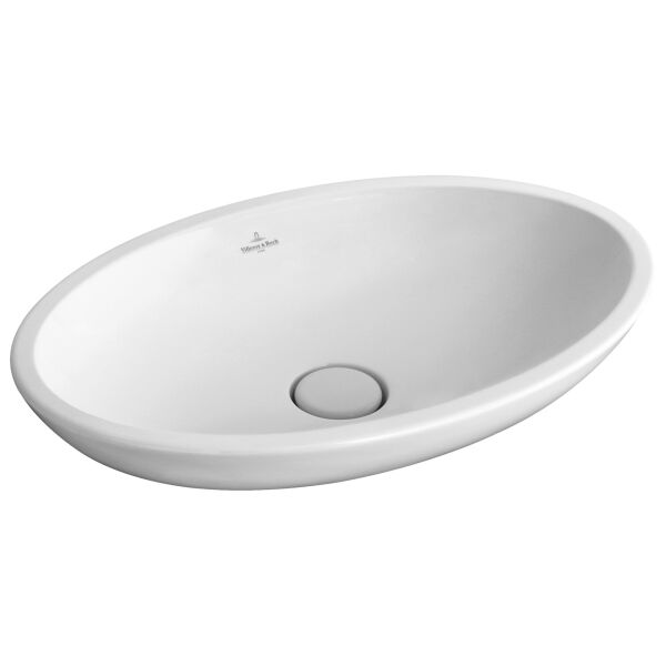 

Умывальник накладной 585мм x 380мм VILLEROY&BOCH LOOP&FRIENDS 51510001 белый овальная 82101