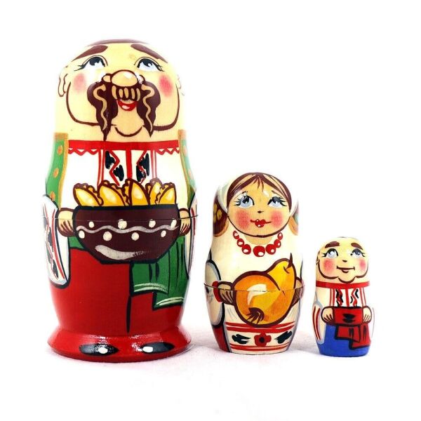 

Матрёшка 5-х цветочная 12.5 см М-16