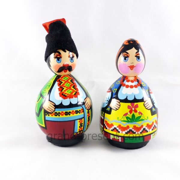 

Украинская кукла средняя — Казак и Казачка 10см (дерево)(дерево) 168