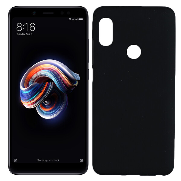 

Чехол силиконовый оригинальный для Xiaomi Redmi Note 5/5 Pro Black (24652)