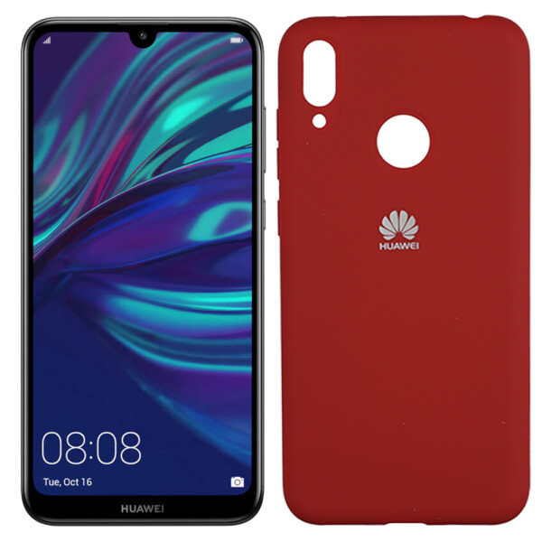 

Чехол силиконовый оригинальный для Huawei Y7 2019 Красный FULL (26076)