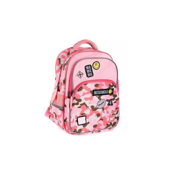 

Рюкзак школьный Yes S-40 Smiley World military girl (558260)