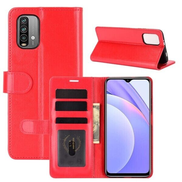 

Чехол-книжка Deexe Wallet Style для Xiaomi Redmi 9T - Red