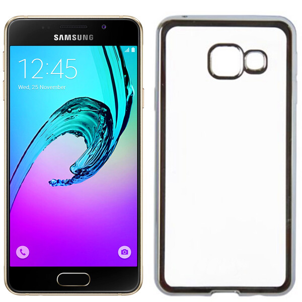 

Чехол Electroplating TPU case для Samsung A310 silver (6807)