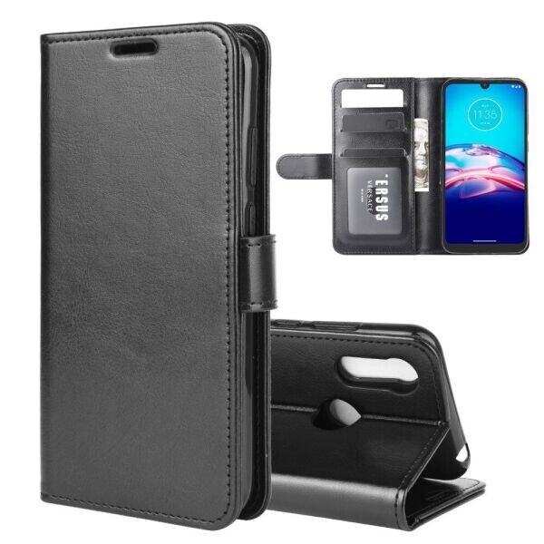 

Чехол-книжка Deexe Wallet Style для Motorola Moto E6S - Black