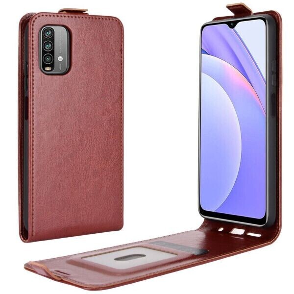 

Чехол Deexe Flip Case для Xiaomi Redmi 9T - Brown