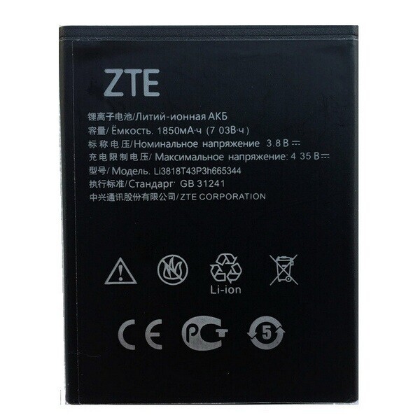 

Аккумулятор для ZTE Blade GF3 / AMAZING A5S / Li3818t43P3h665344