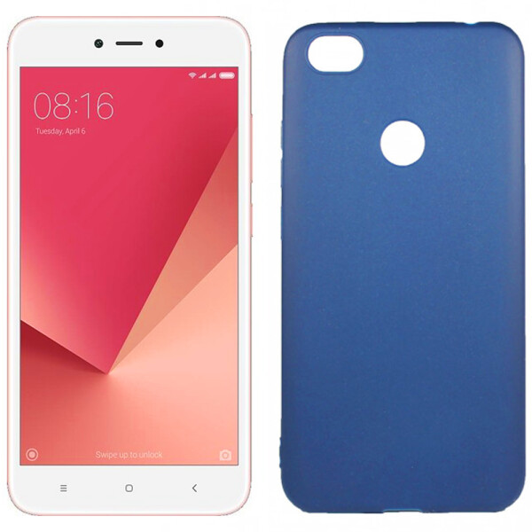 

Чехол силиконовый оригинальный для Xiaomi Redmi Note 5a Prime Blue (20302)