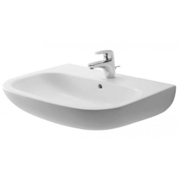 

Раковина подвесная для ванной 600мм x 460мм DURAVIT D-CODE 23106000002 белый полукруглая 82273