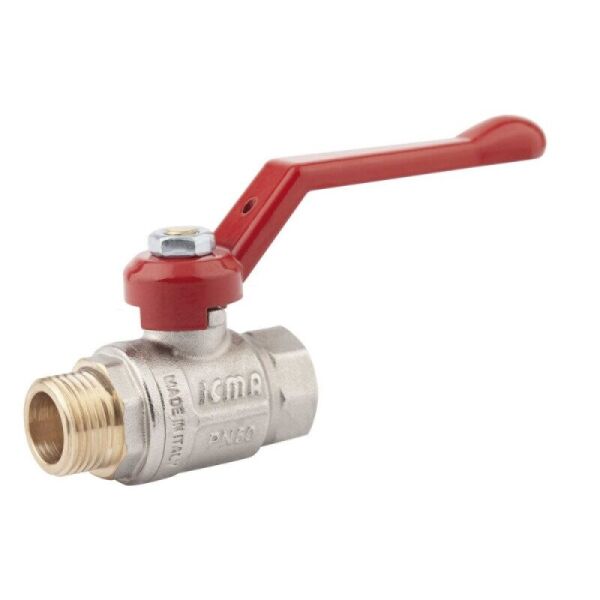 

Кран шаровый латунный прямой 1 1/2" ICMA 87352AH11 № 352 вн-нр ручка 60677