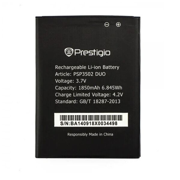 

Аккумулятор для Prestigio PAP3502 Prestigio MultiPhone 3502 Duo