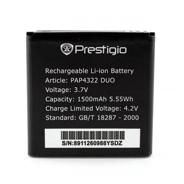 

Аккумулятор для Prestigio PAP4322 Prestigio MultiPhone 4322 Duo