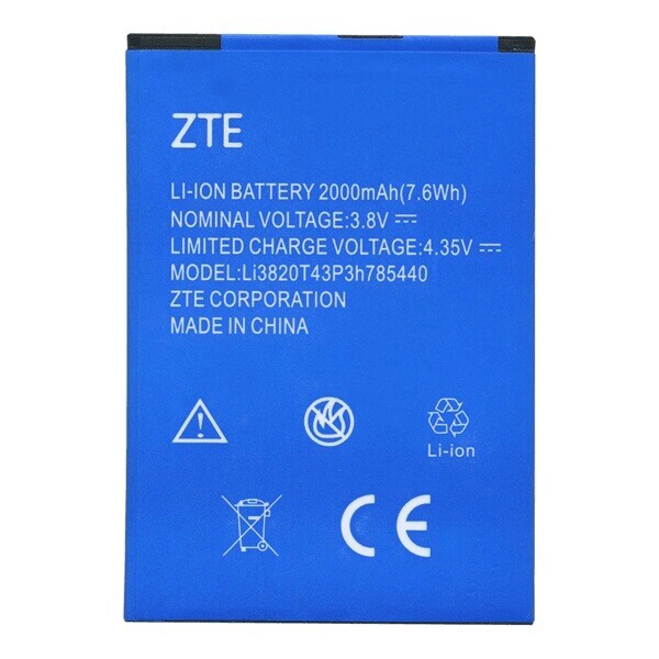 

Аккумулятор для ZTE Blade L370 / Blade L2 Plus / LI3820T43P3H785440