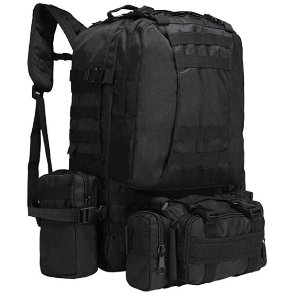 

Рюкзак тактический с подсумками A08 50 л, черный
