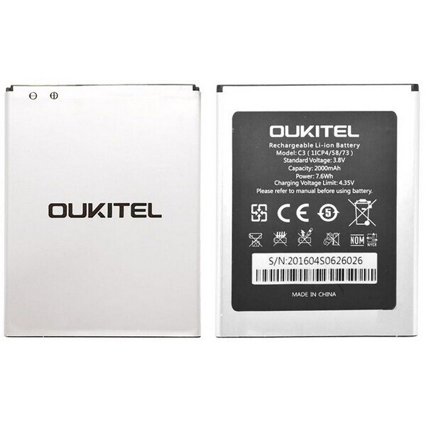 

Аккумулятор для OUKITEL C3
