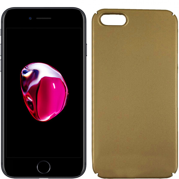 

Накладка PC Soft Touch case для iPhone 7 золотой (9392)